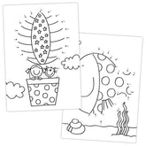 Carte de colorat Dot to Dot
